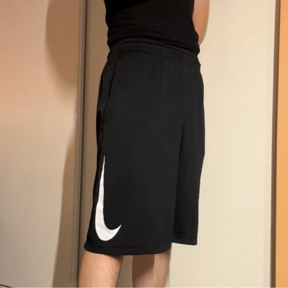 nike elite dri-fit black athletic basketball shorts men’s small - Picture 2 of 5